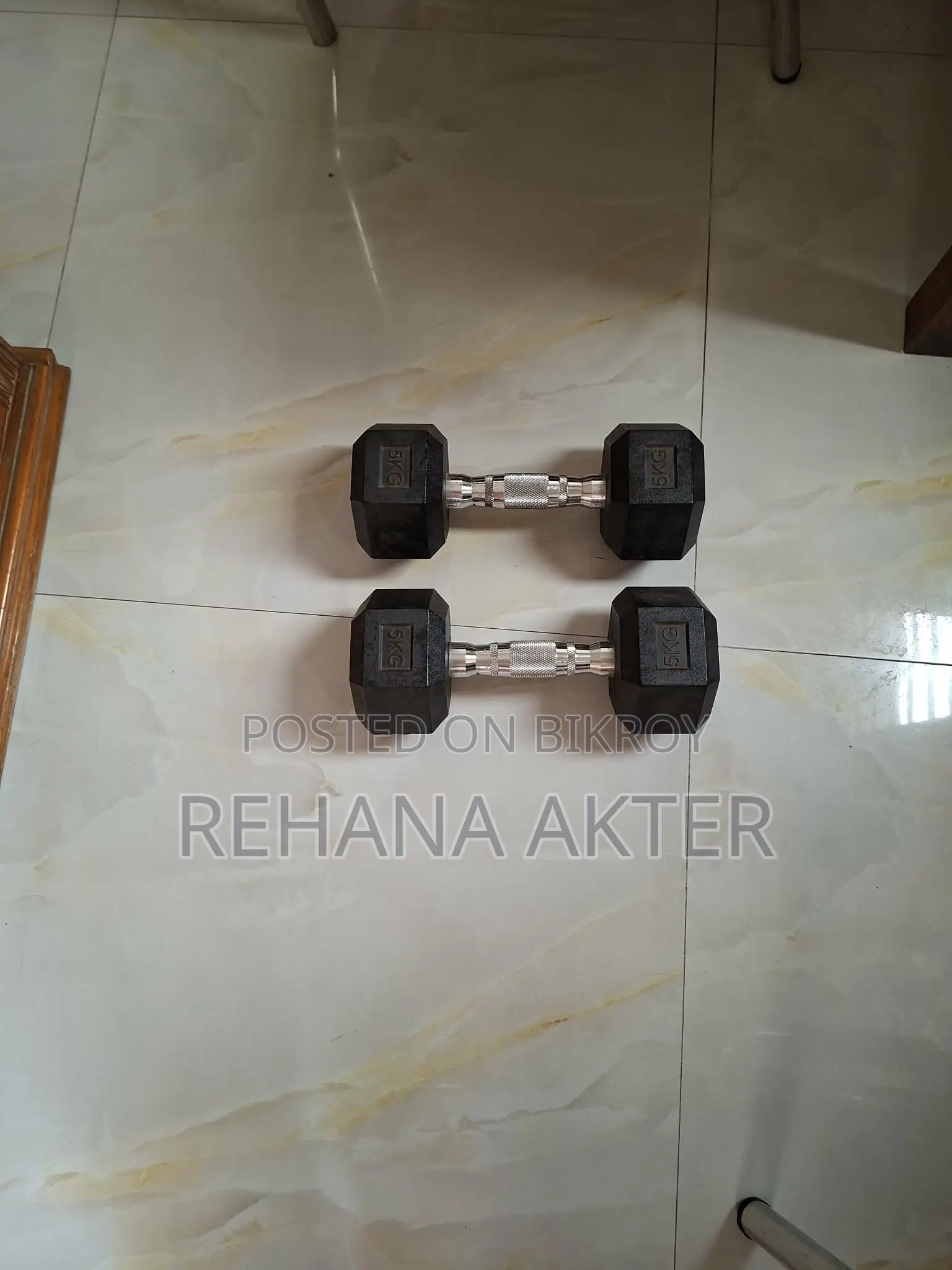Sell Spinning Bike House Fit Model 8306nc And Hex Dumbell 10 Kg