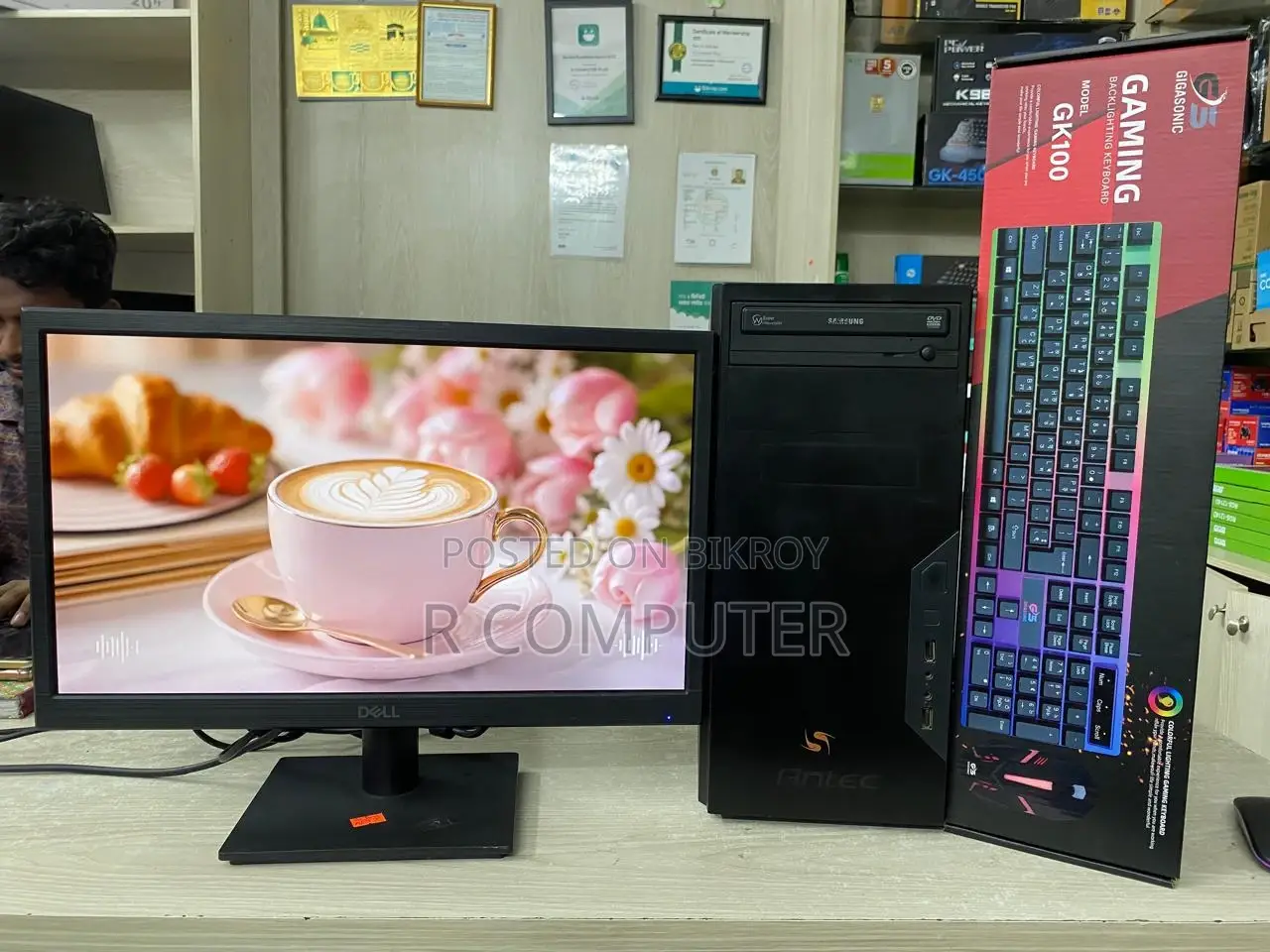 Desktop Computer 4GB Intel Core I3 SSD 128GB