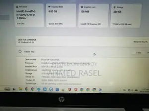 Laptop HP EliteBook 840 G3 8GB Intel Core I5 SSD 256GB
