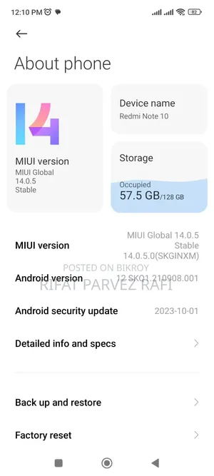 Xiaomi Mi Note 10 128 GB Silver
