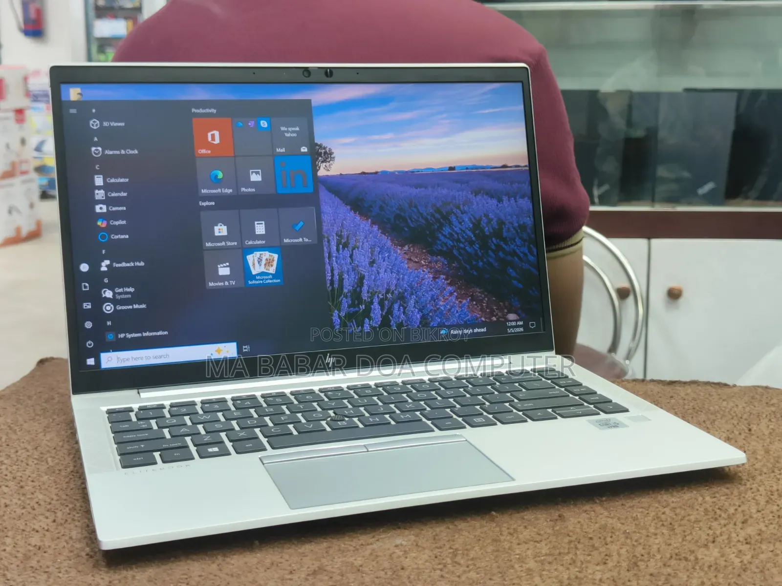 ল্যাপটপ HP EliteBook 840 G7 ৮ জিবি Intel Core I5 SSD ২৫৬ জিবি