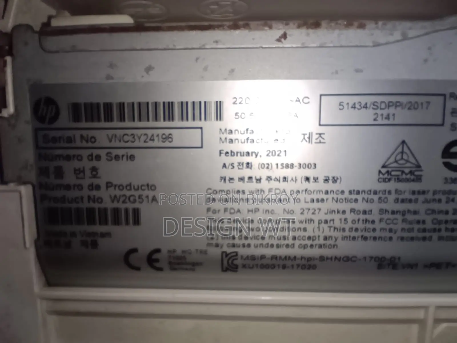 Hp Laserjet Pro M15w Printer