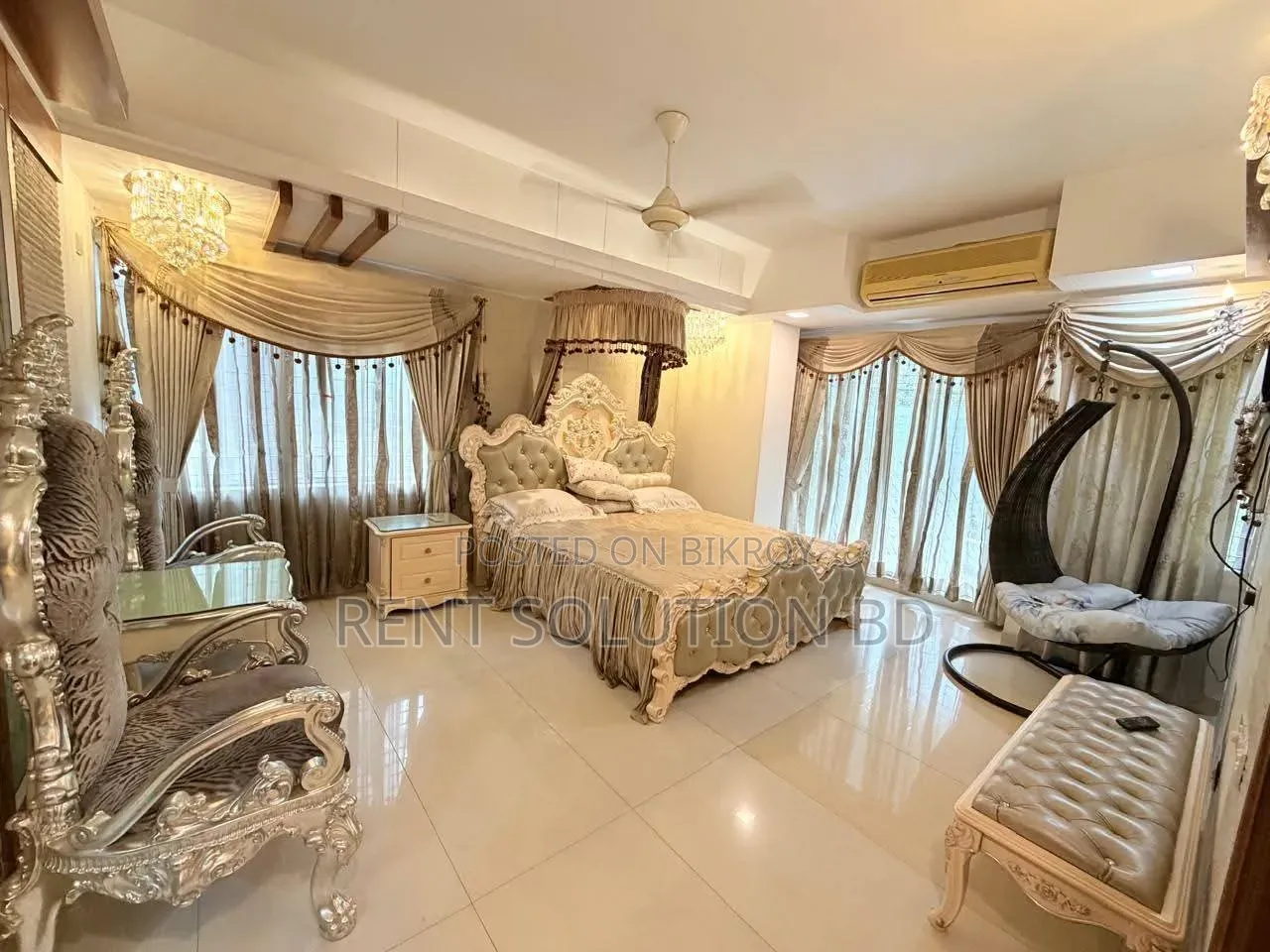 Furnished 4bdrm Apartment in Rent Solution Bd., Gulshan for Rent