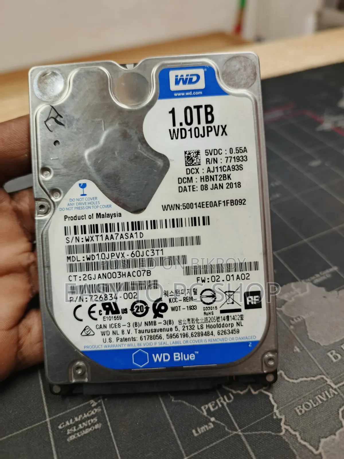 WD 1TB HDD