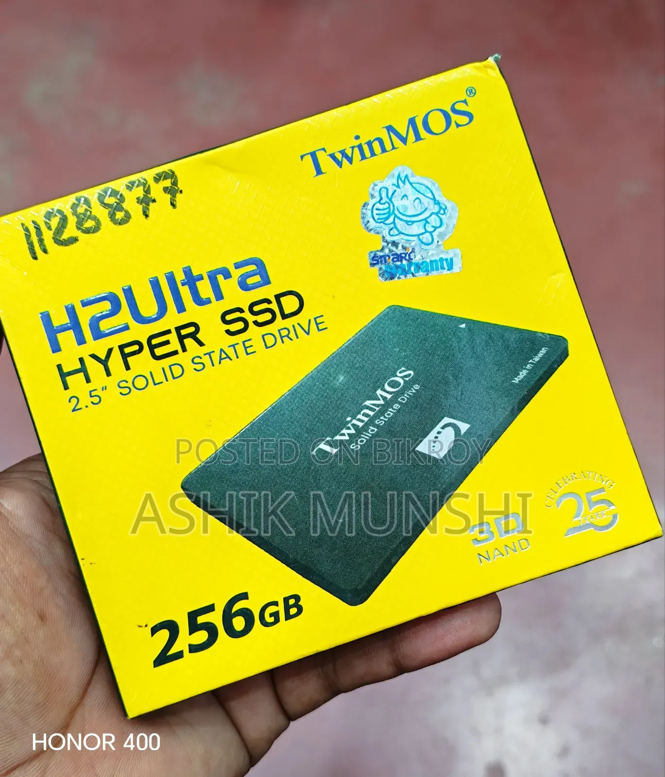 Twinmos H2ultra Hyper 2.5" Sata SSD 256 Gb