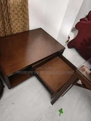 Hatil Center Table With Rotating Drawer