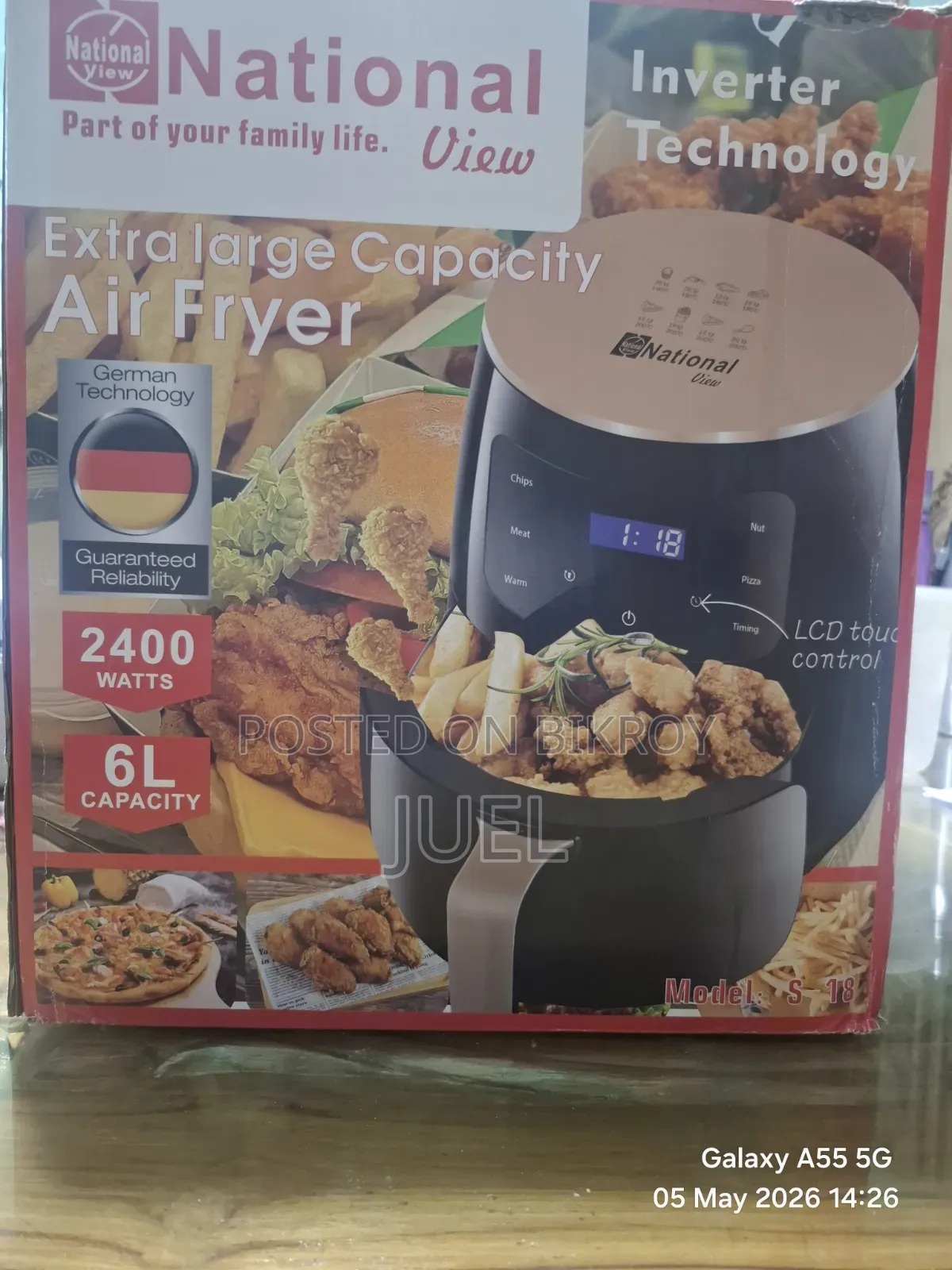 National Air Fryer 6L