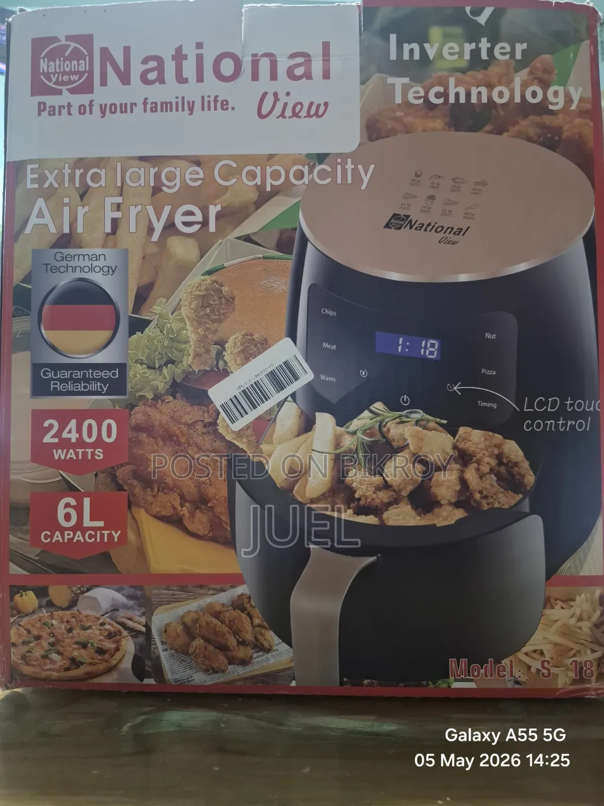 National Air Fryer 6L