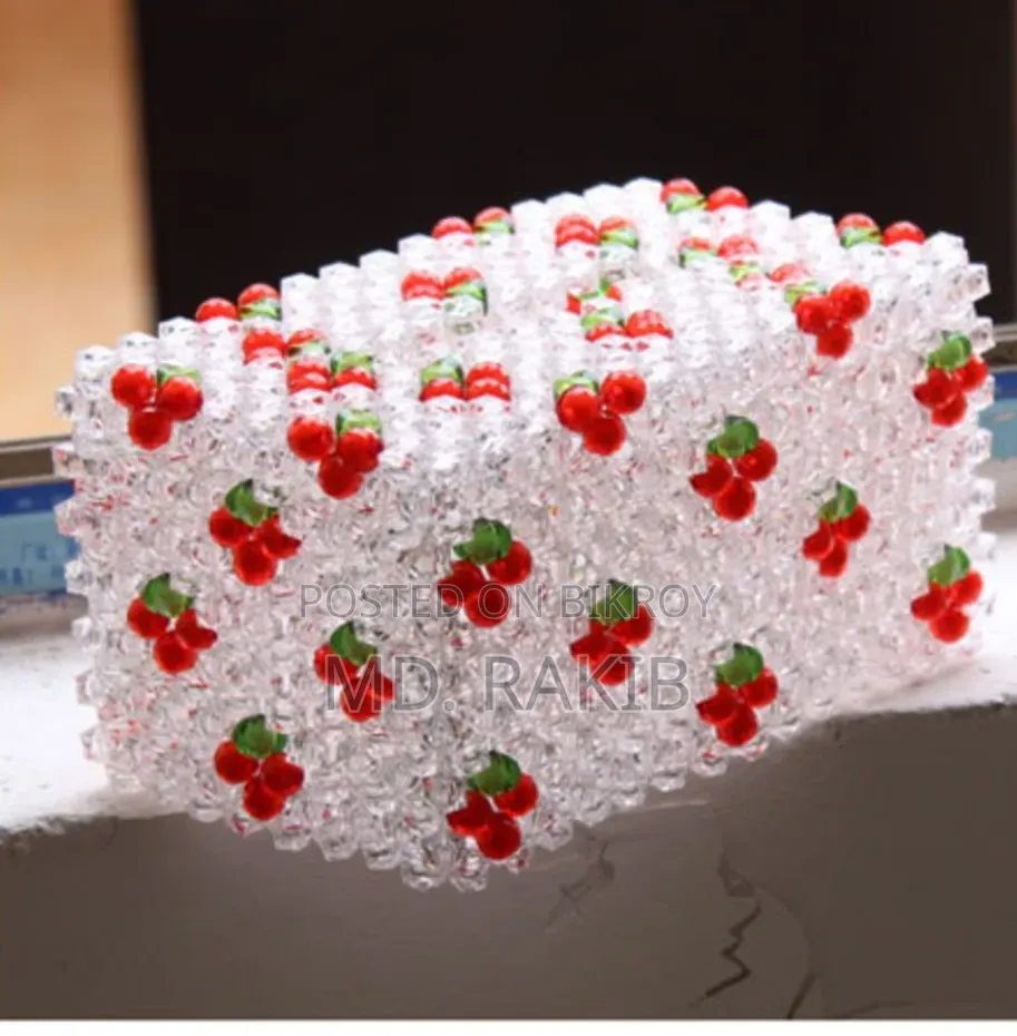 Beaded Tissue Box