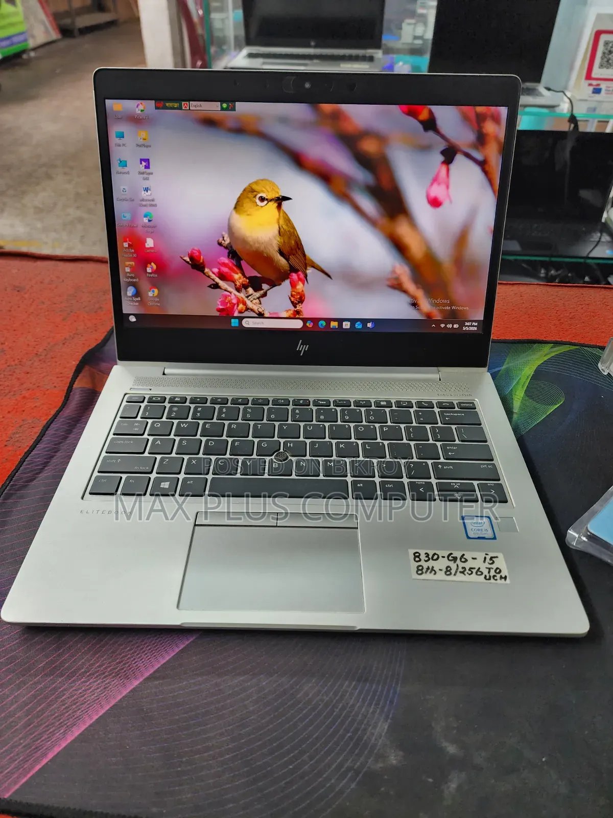 Laptop HP EliteBook 830 G6 8GB Intel Core I5 SSD 256GB