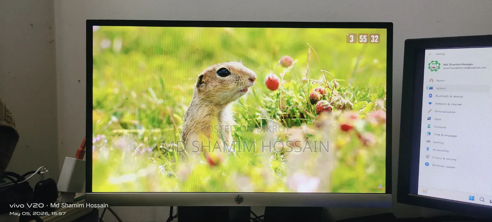 HP Borderless Monitor