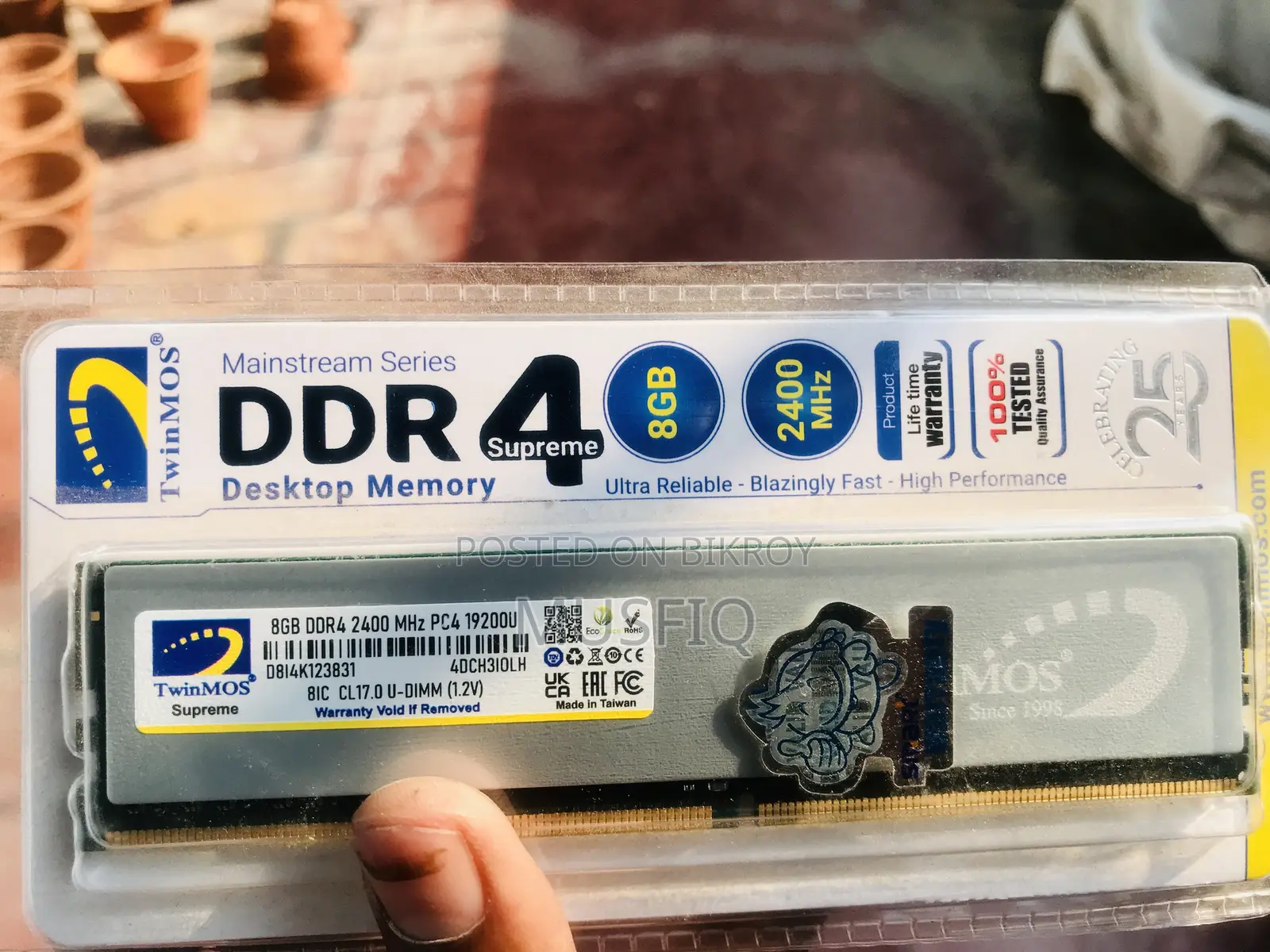 Twinmos 8gb Ddr4 Desktop Ram