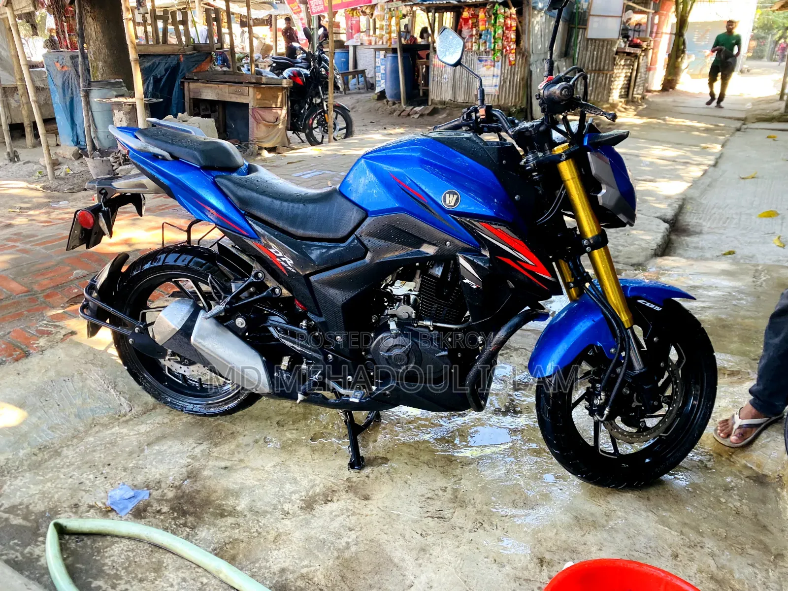 New Haojue DR160 2021 Blue