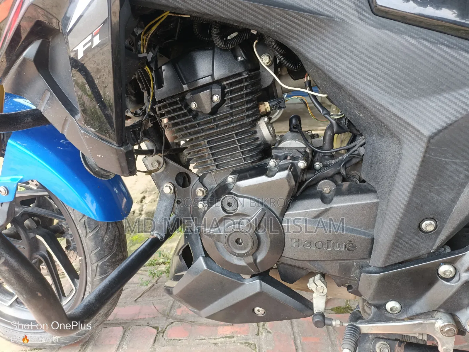 New Haojue DR160 2021 Blue