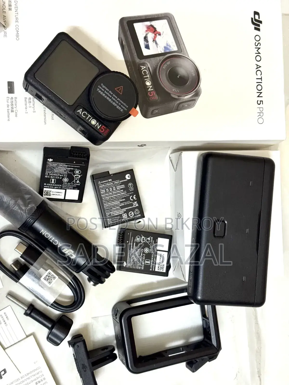 DJI Action 5 Pro Adventure Combo 99.99% New Condition