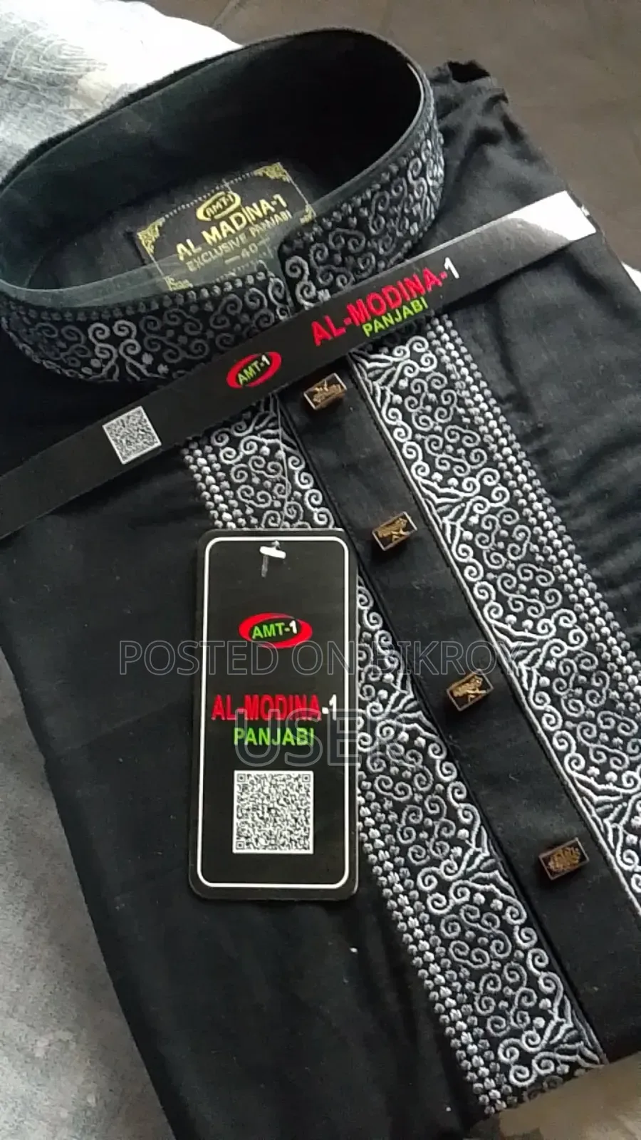 Black Panjabi for Sale