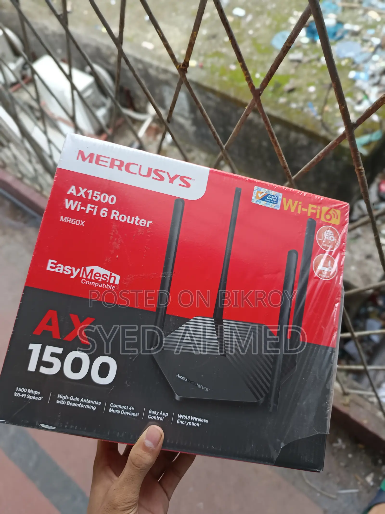 Mercusys Ax 1500 Wifi 6 Router