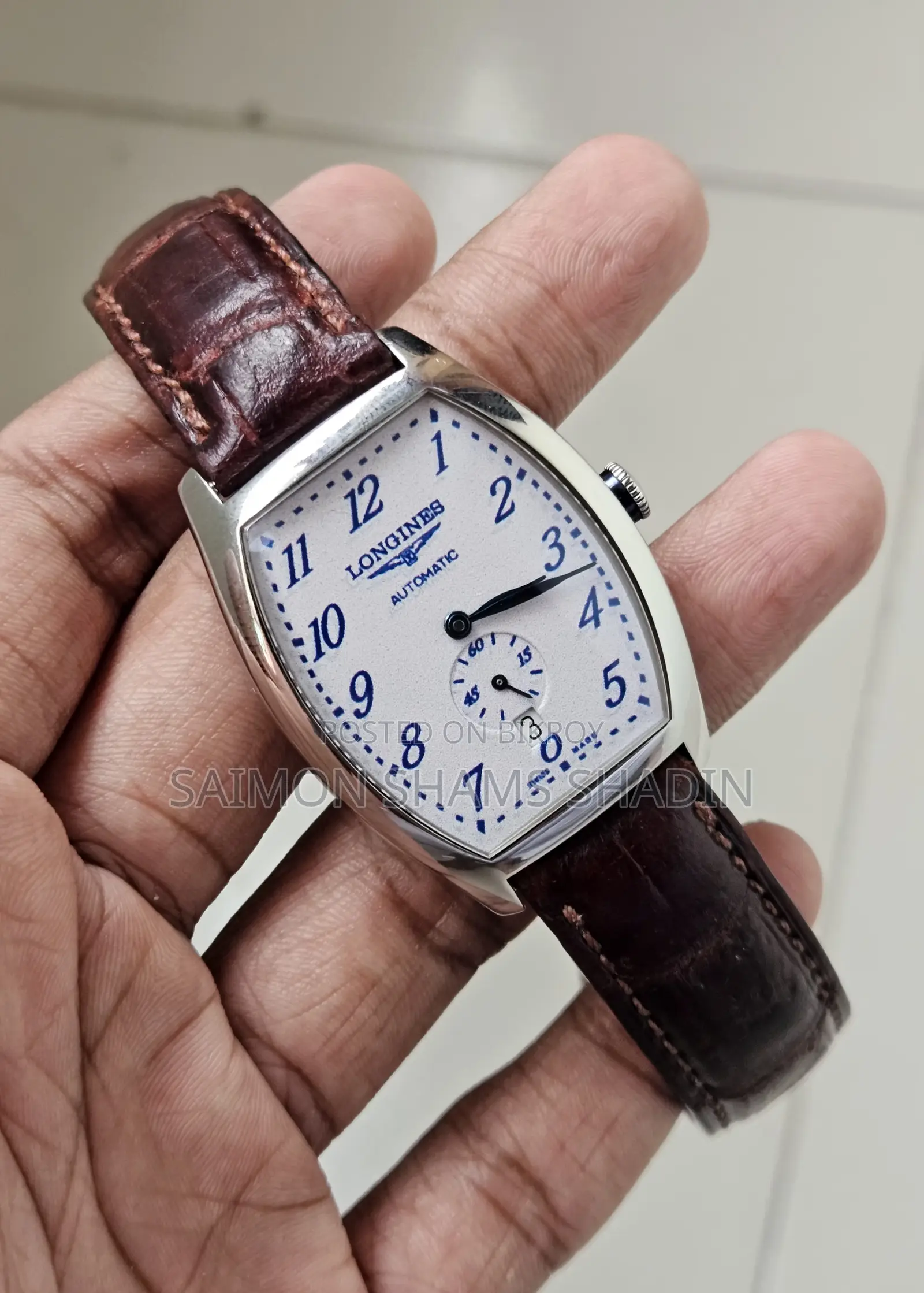 (Rare) Longines Evidenza L2.142.4 White Dial Small Seconds Men's Tonne