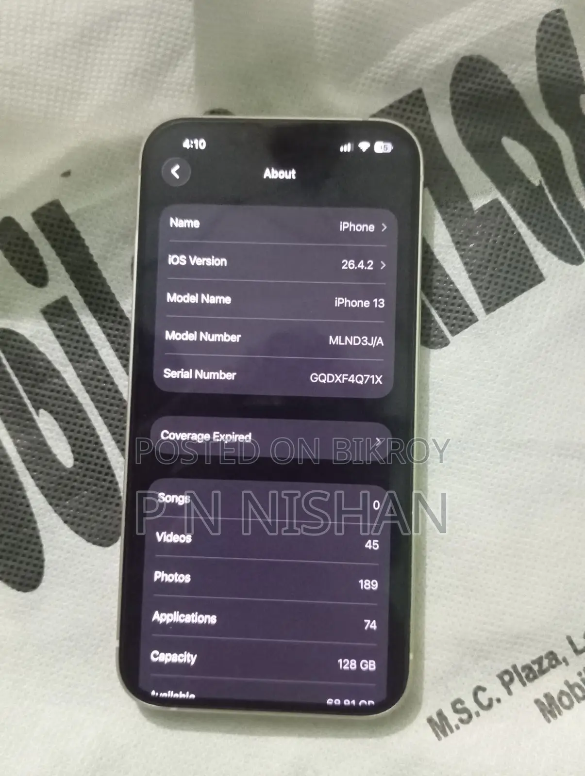 Apple iPhone 13 128 GB White