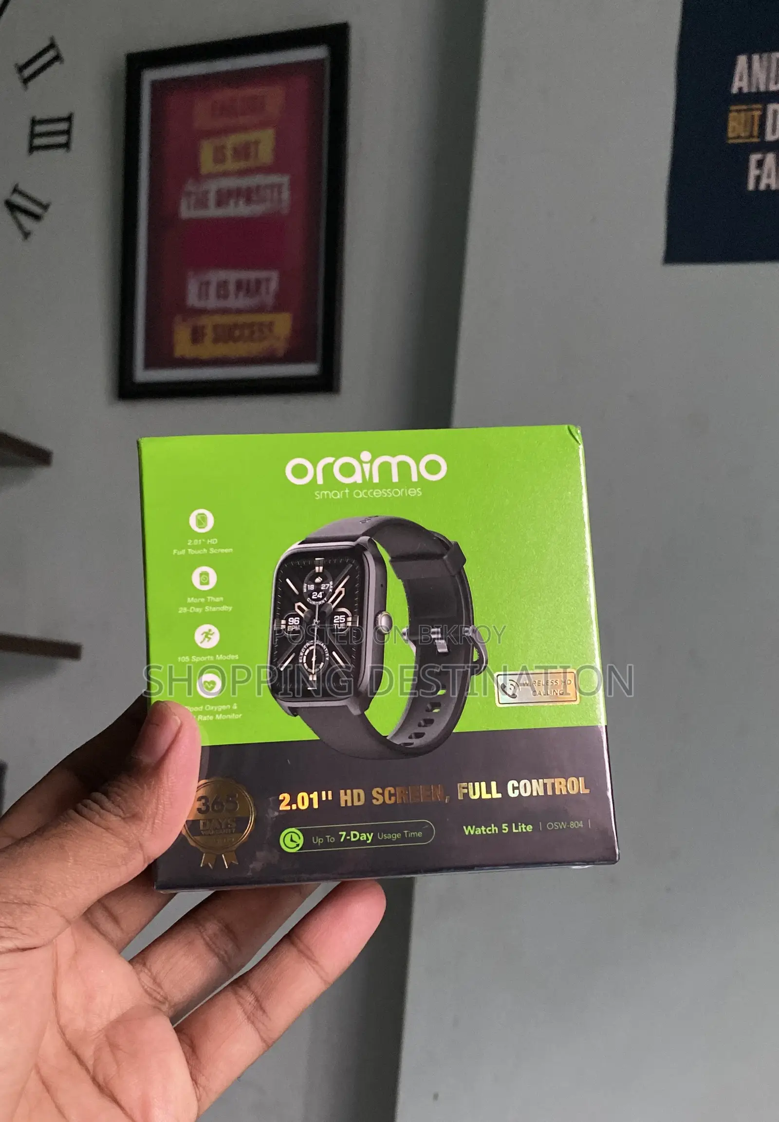 ওরাইমো ওয়াচ ৫ লাইট স্মার্ট ওয়াচ Osw-804 ২.০১''
