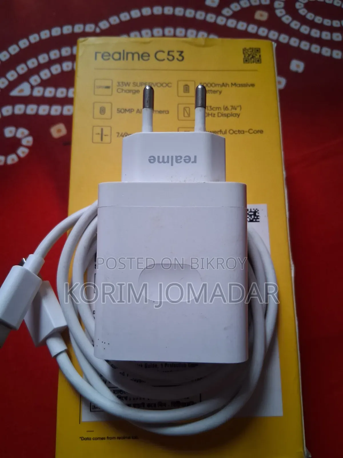 Realme 33watt Original Charger