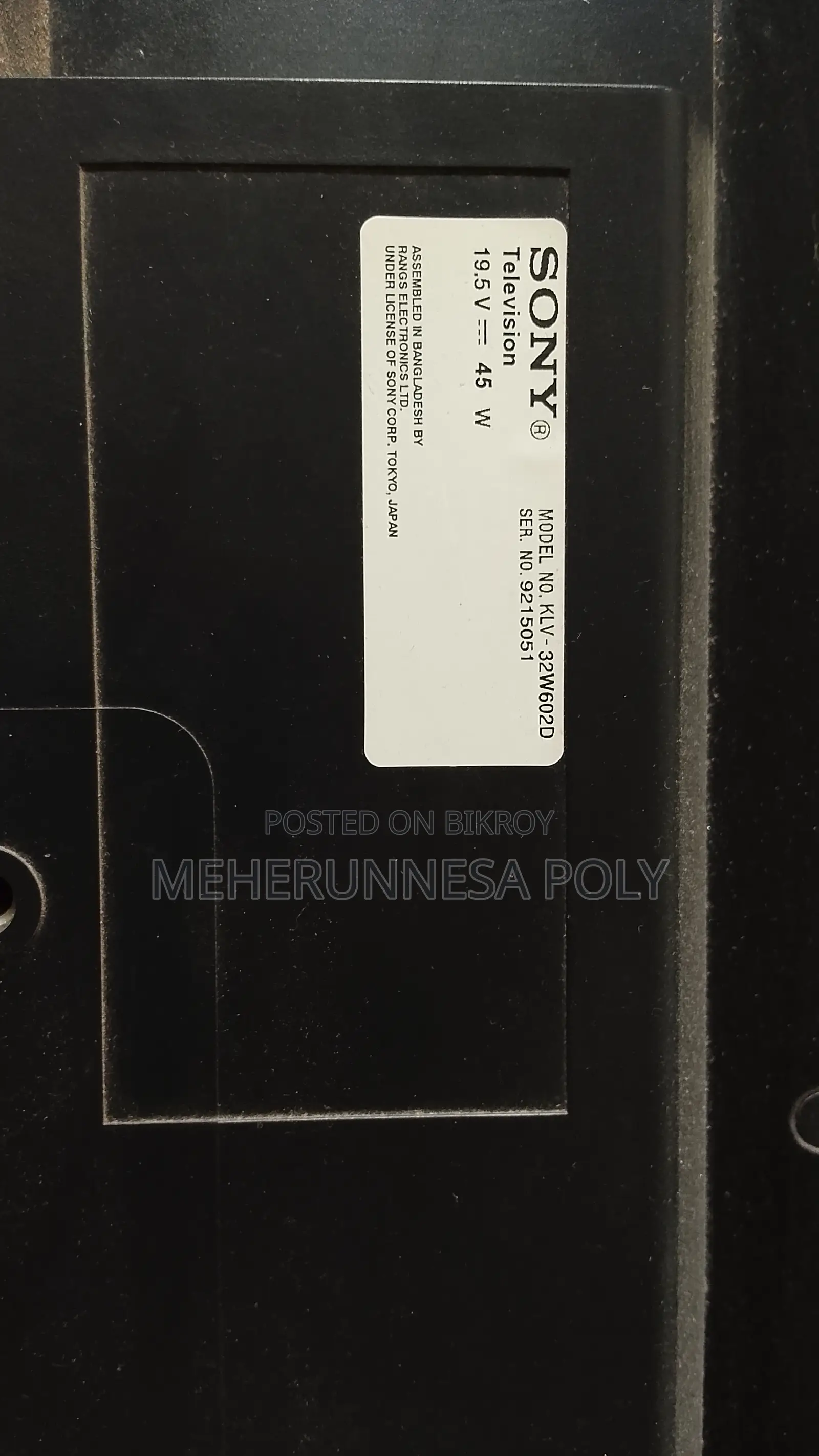 Sony 32" Smart Tv (Klv-32w602d) – Slim Design, Stunning Detail