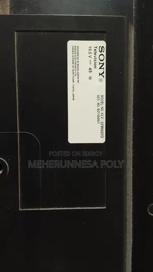 Sony 32" স্মার্ট টিভি (Klv-32w602d) – স্লিম ডিজাইন, অসাধারণ ডিটেইল