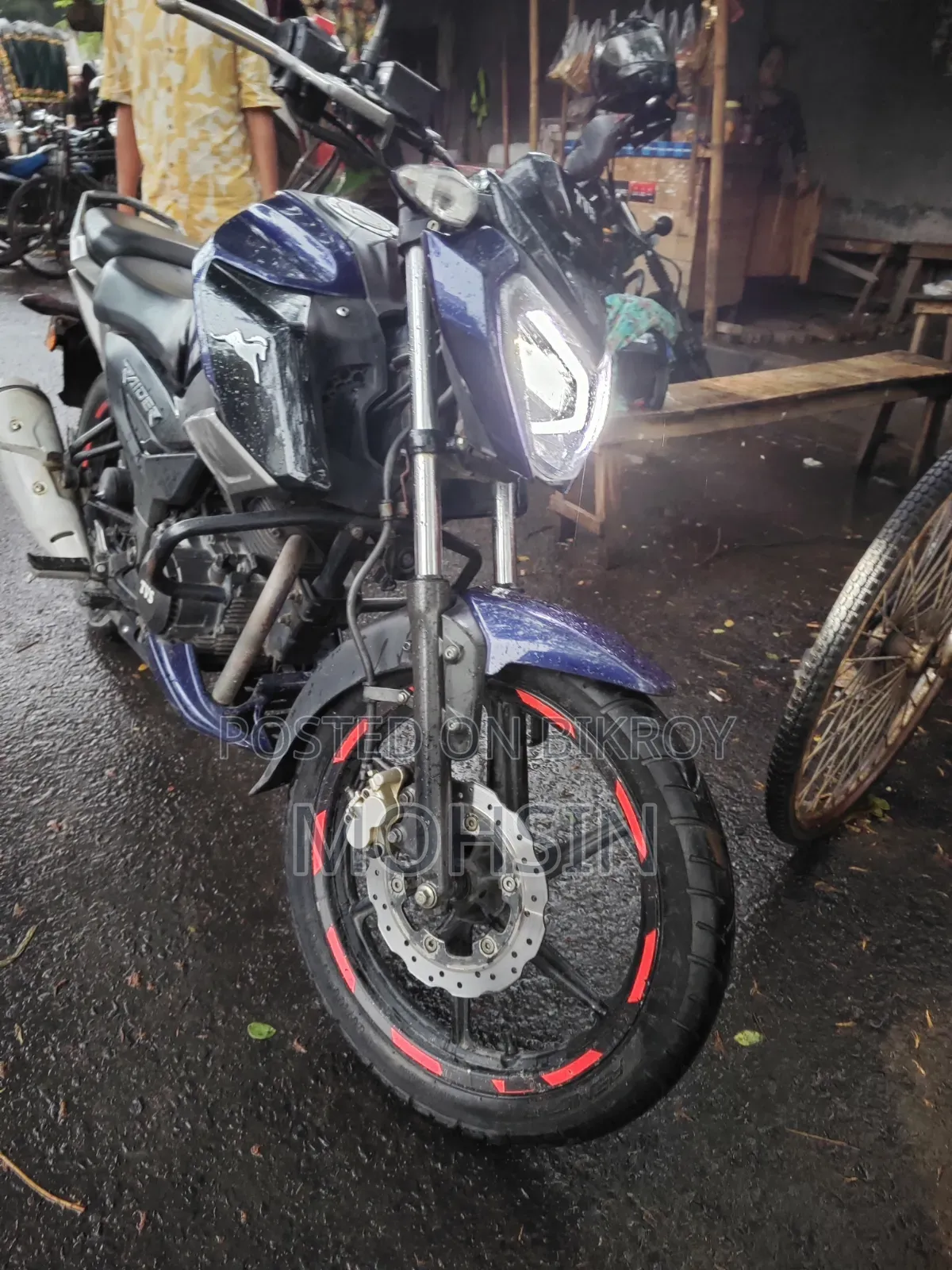 TVS Raider 125 2015 Purple