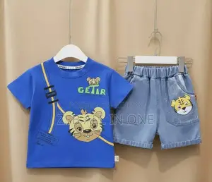 Premium Denim Set (T-shirt & Pants)