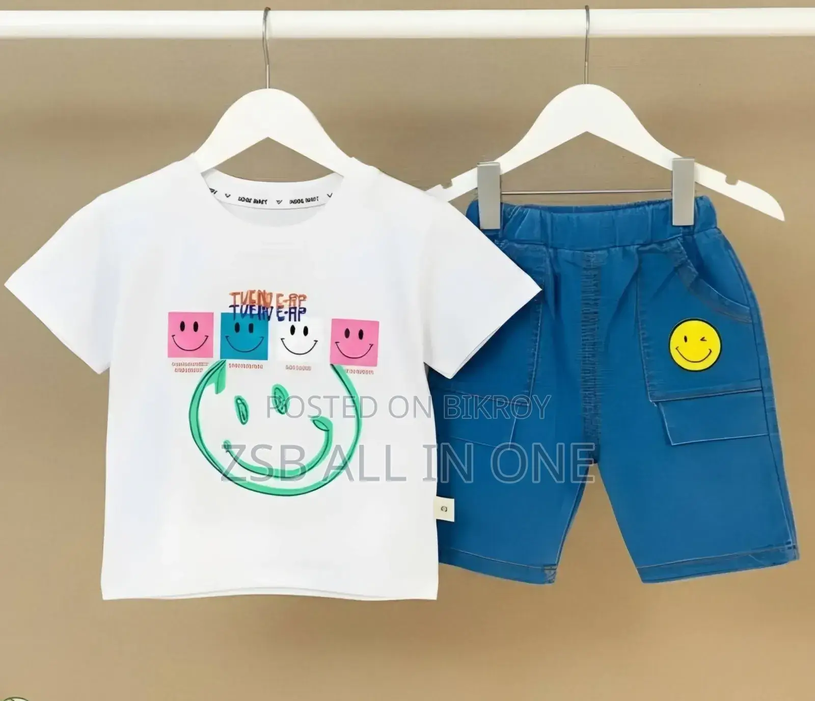 Premium Denim Set (T-shirt & Pants)