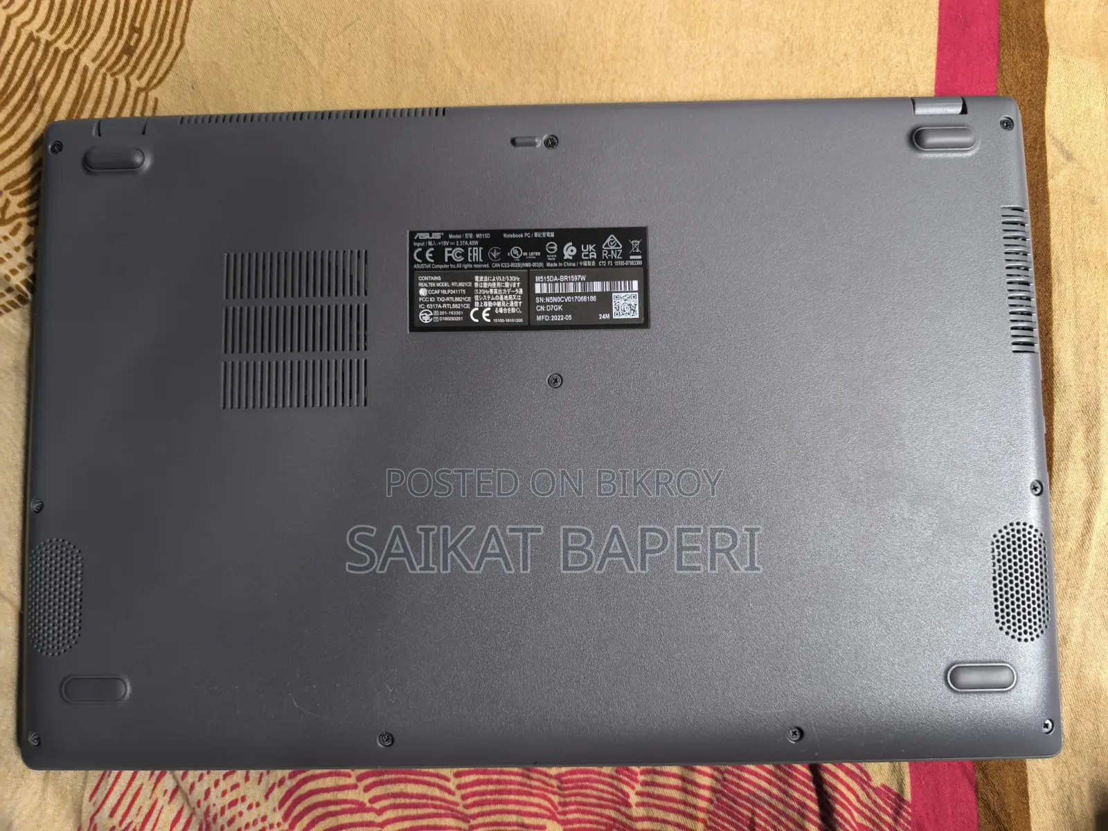 Laptop Asus M51A 8GB HDD+SSD 1T