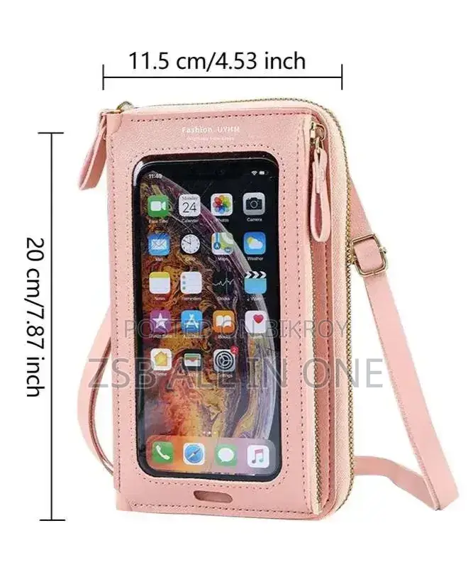 Women Bags Soft Leather Wallets Touch Screen