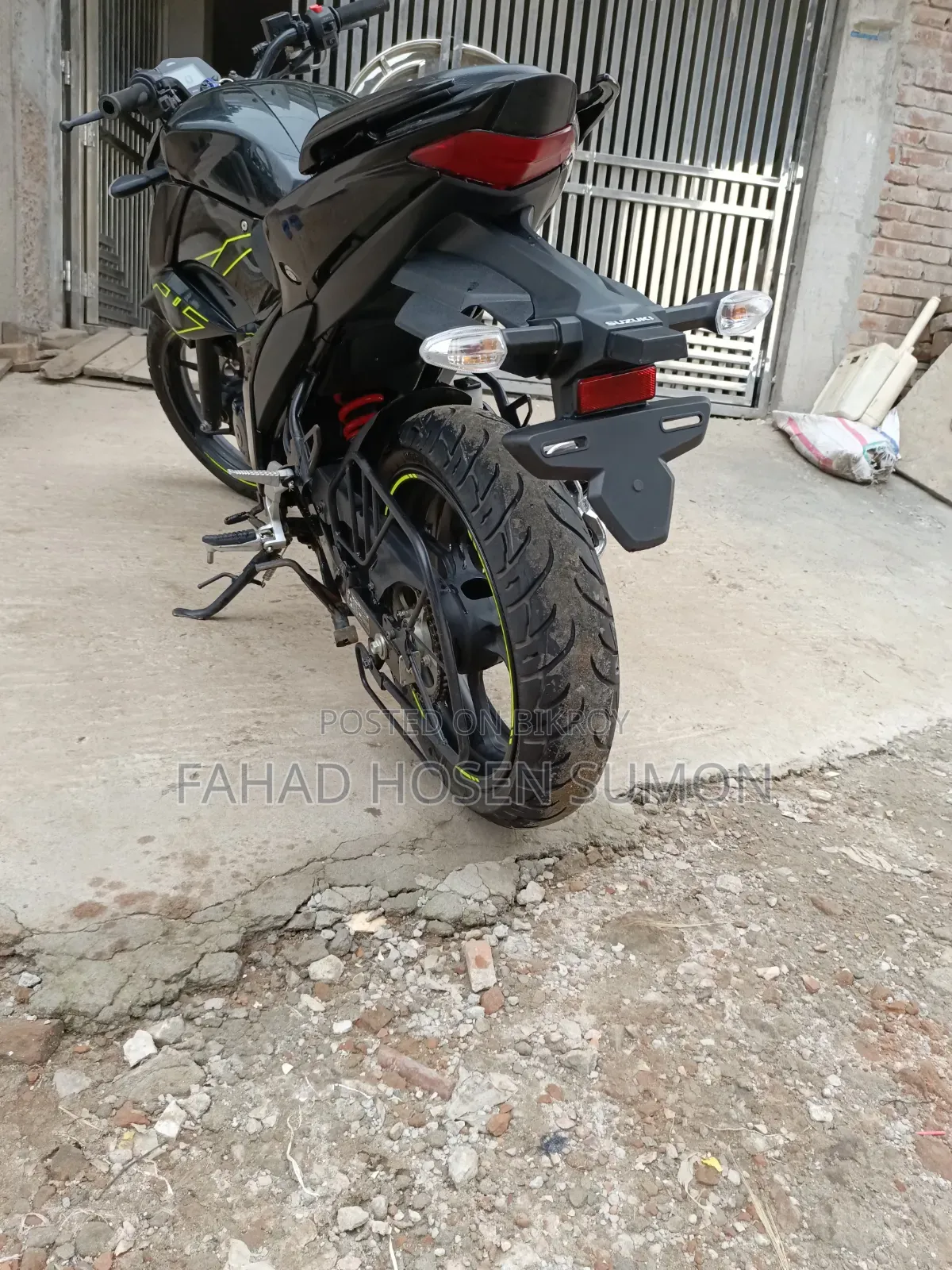 Suzuki Gixxer Monotone 2025 Black
