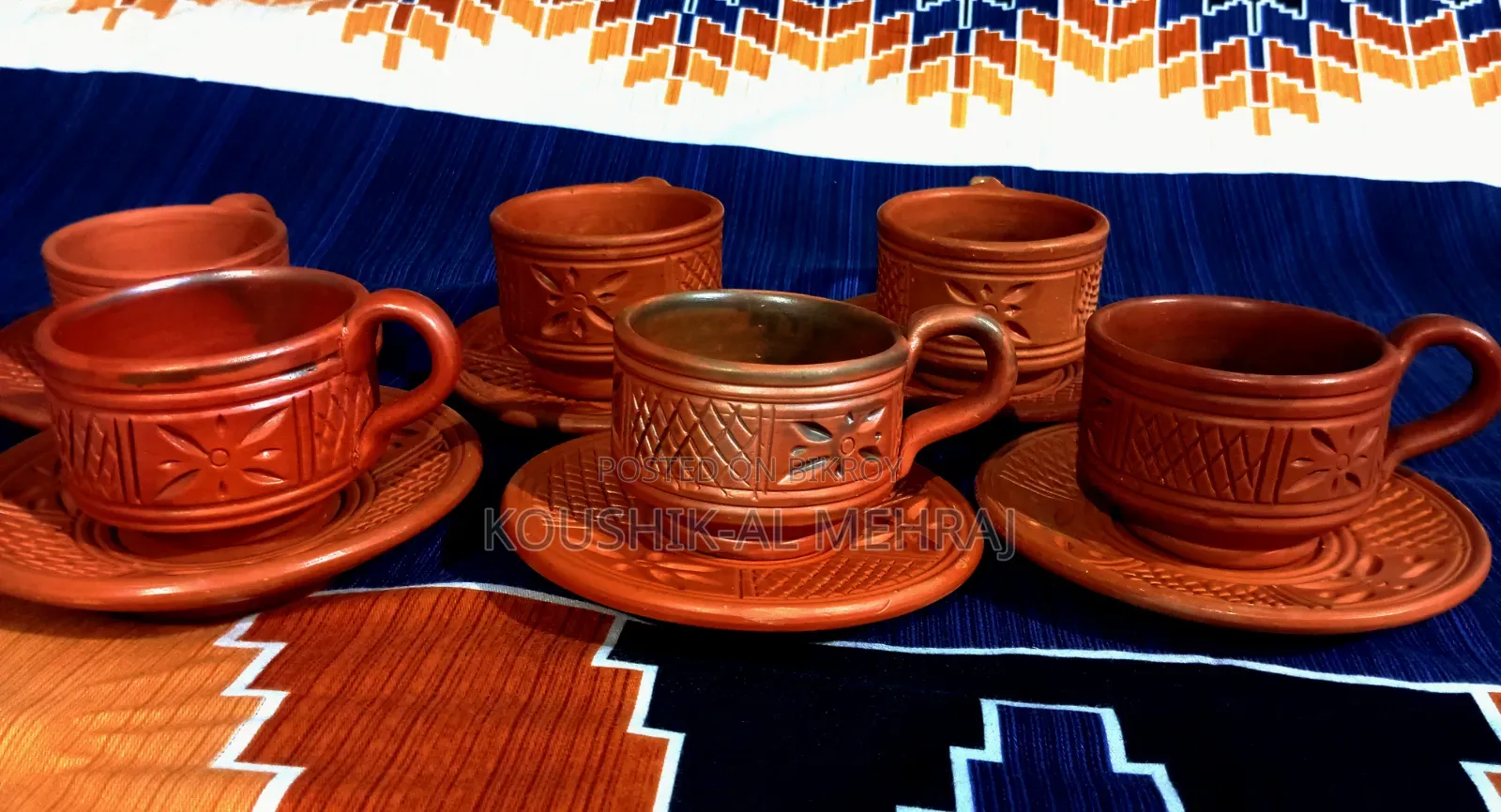 Clay Tea Cup Set
