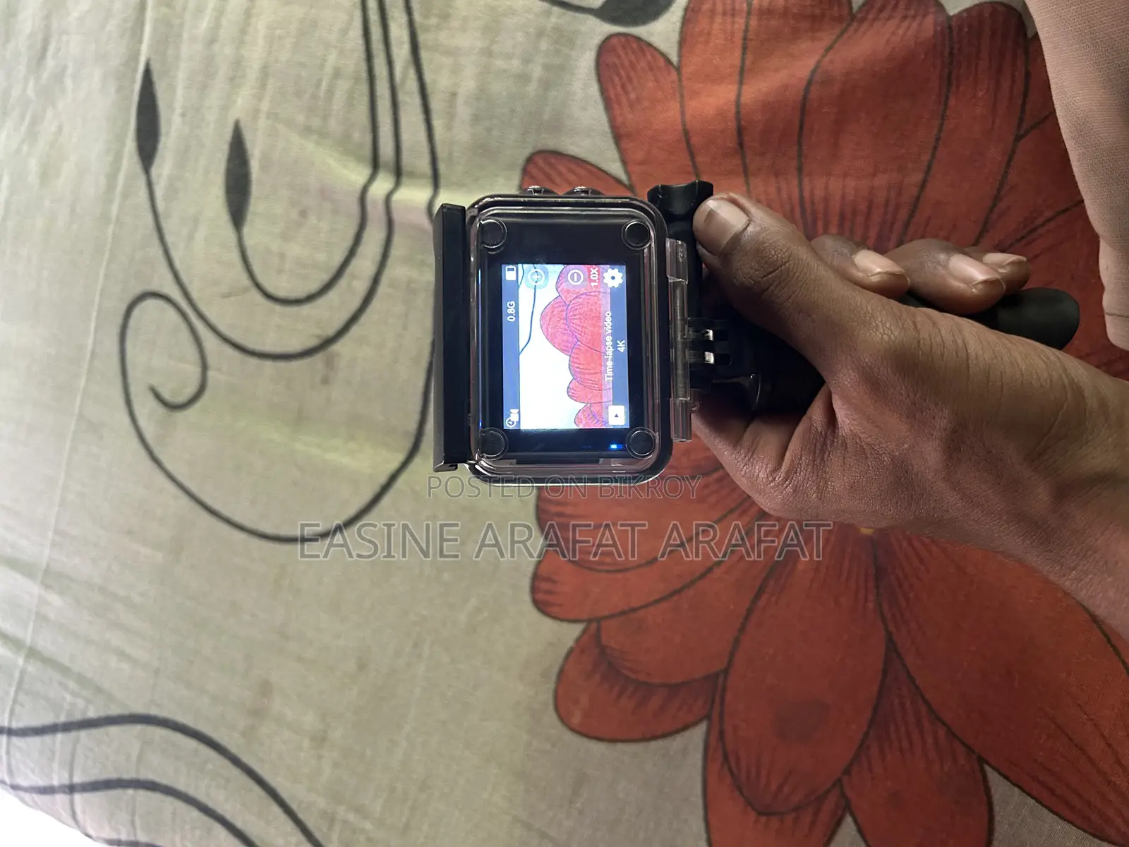 Action Camera Dual Display With Touch Screens