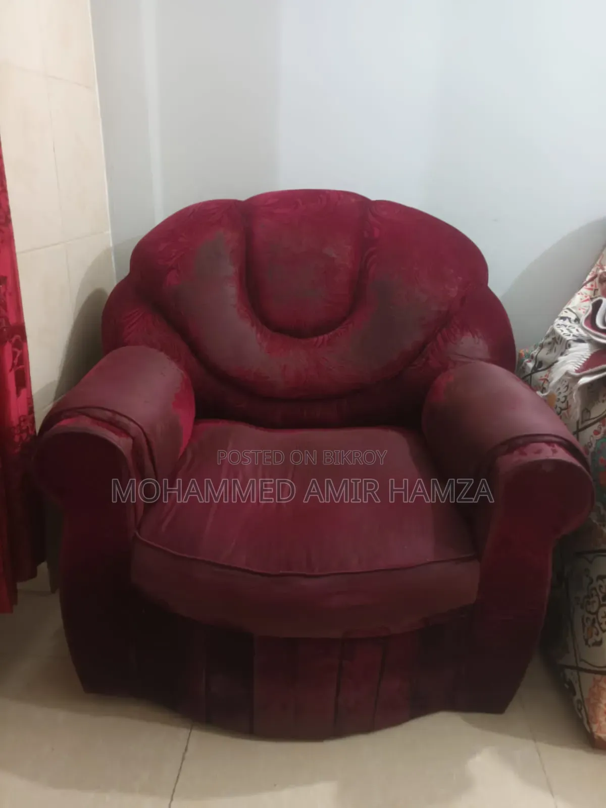 Sofa Set with Tea Table and Sofa Cover