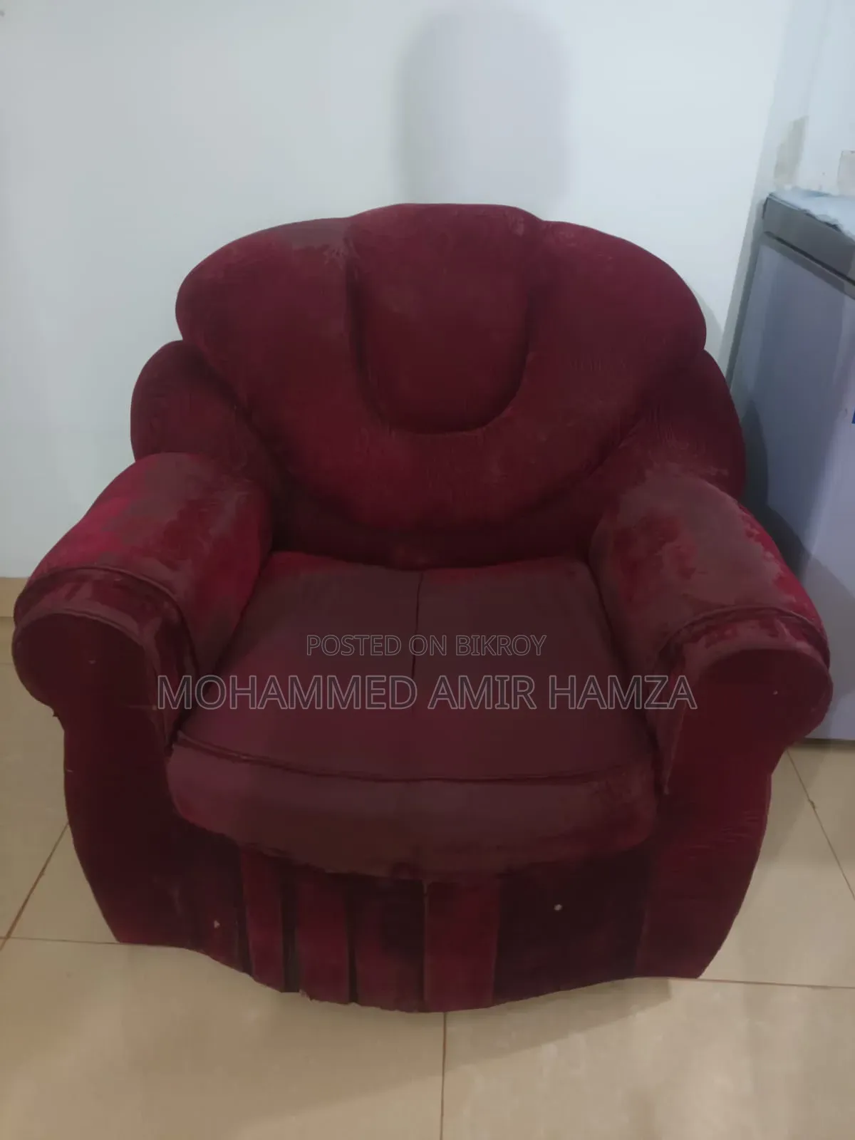 Sofa Set with Tea Table and Sofa Cover