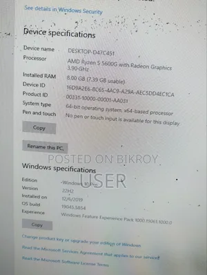 ডেস্কটপ কম্পিউটার Gigabyte GB-BKi7A-7500 8GB Intel Core I7 HDD+SSD 128GB