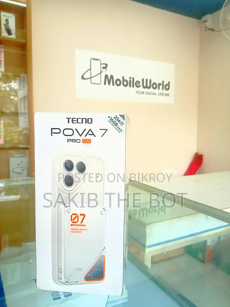 New Tecno Pova 7 Pro 5G 256 GB Black