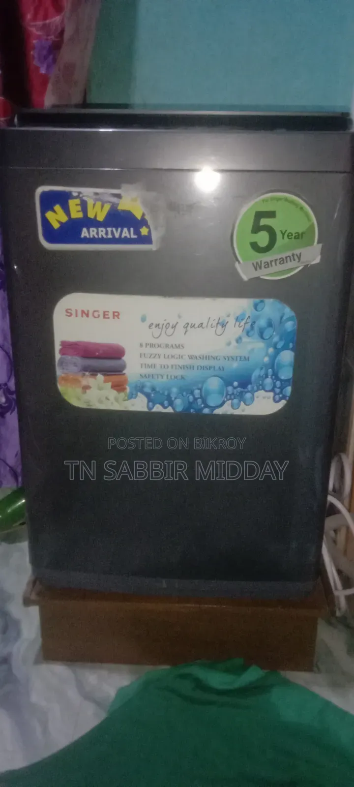 Washing machine for sale in absolutely fresh condition