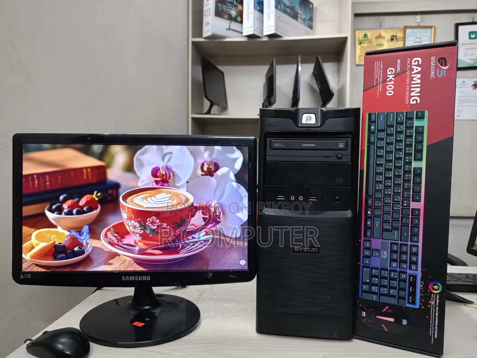 Desktop Computer 4GB Intel Core I3 SSD 128GB