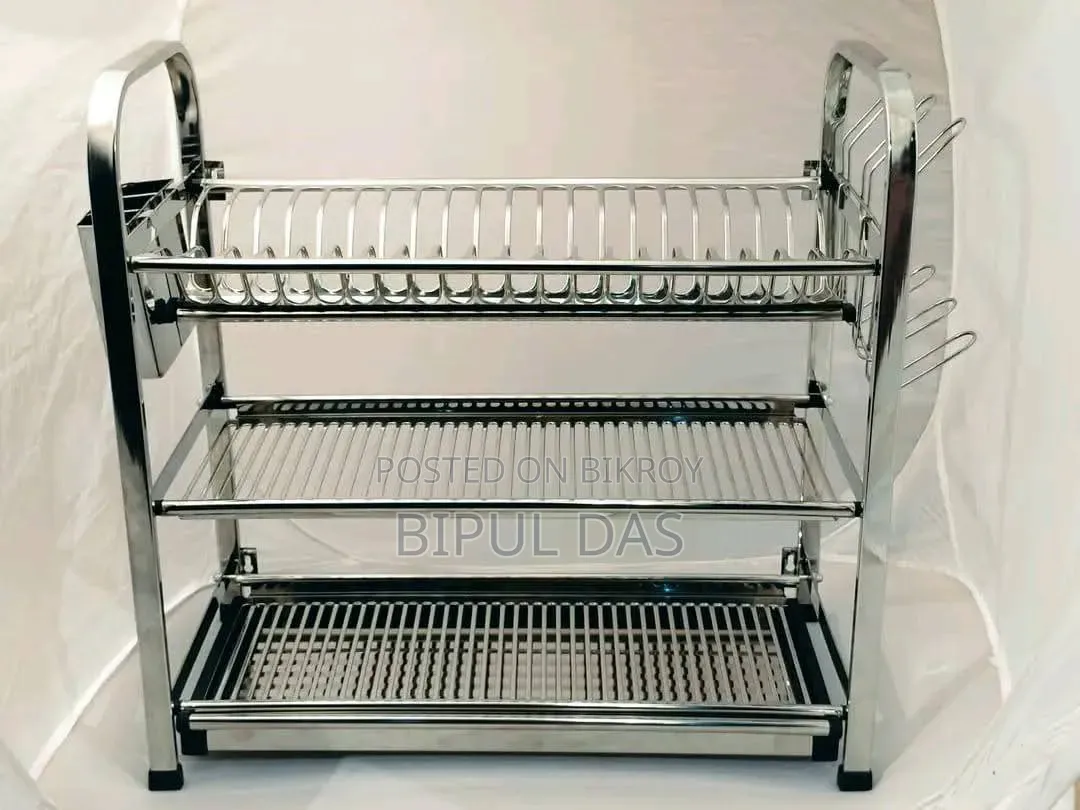 স্টেইনলেস স্টিল ডিশ র‍্যাক