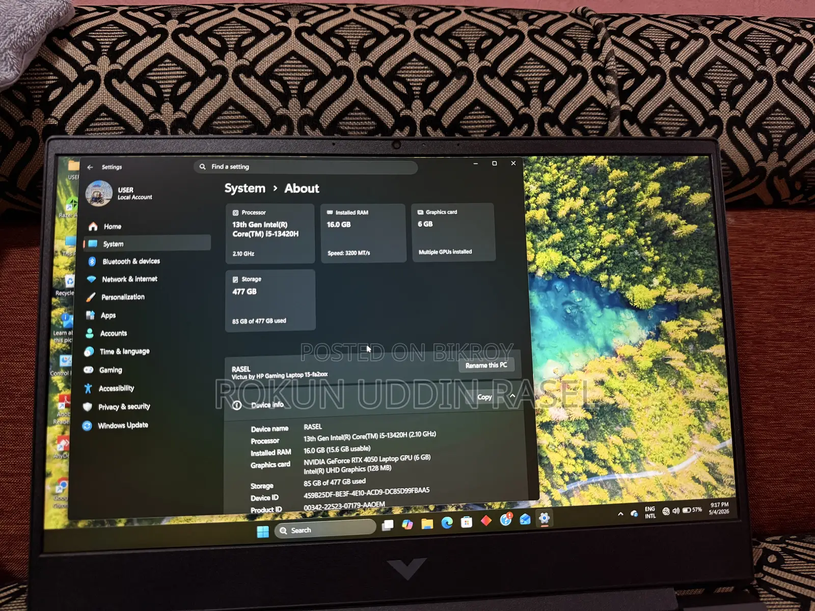 Laptop HP 15 16GB Intel Core I5 SSD 512GB