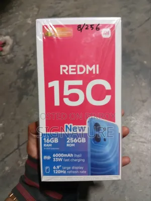 New Xiaomi Redmi 15C 4G 256 GB Blue