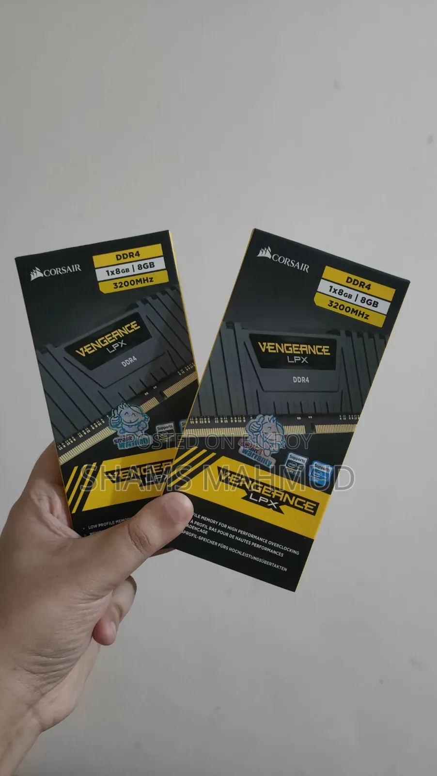 Corsair Vengeance LPX 8+8= 16gb 3200mhz