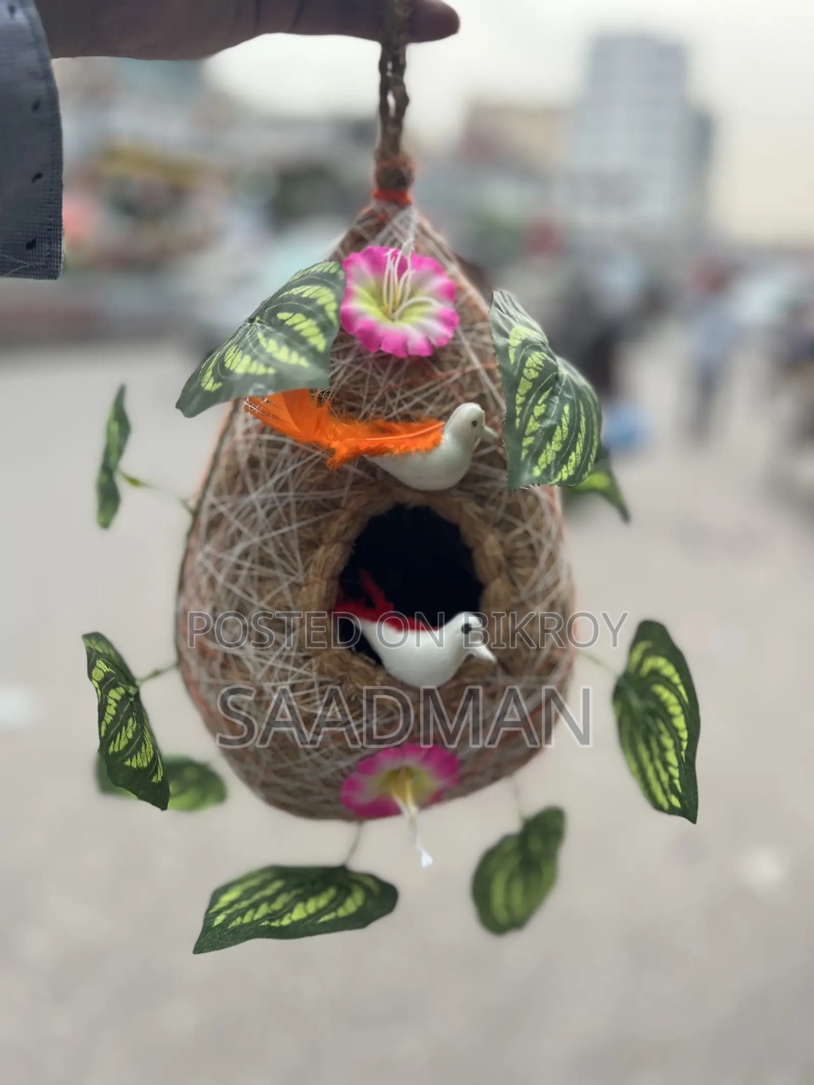 Artisanal Coir Bird Nest