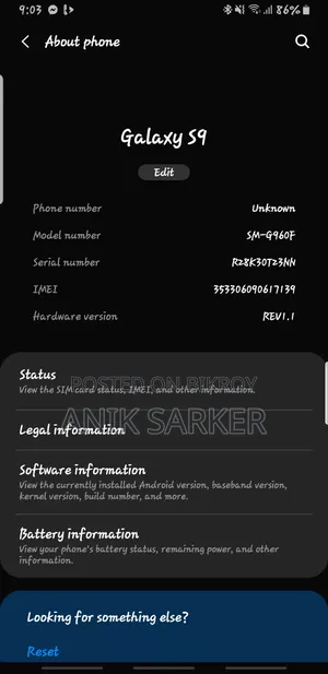 Samsung Galaxy S9 64 GB Purple