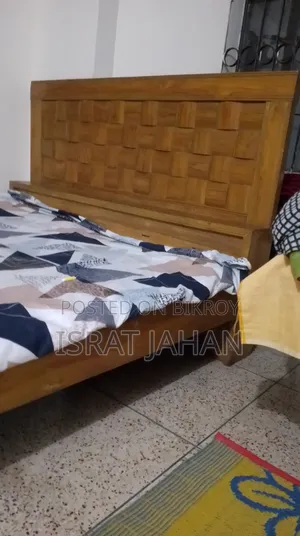 সেগুন কাঠের খাট