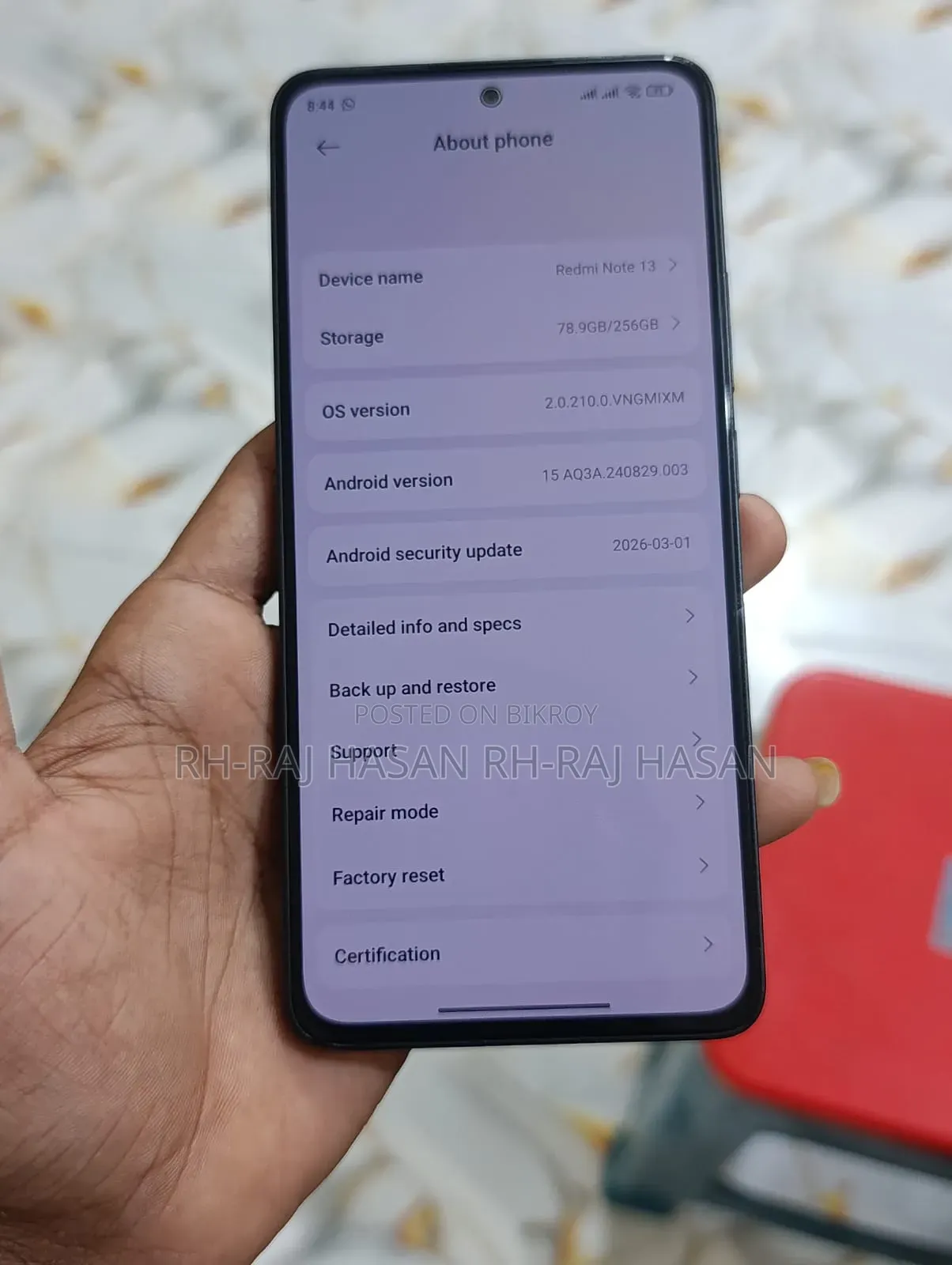 Xiaomi Redmi Note 13 256 GB Black