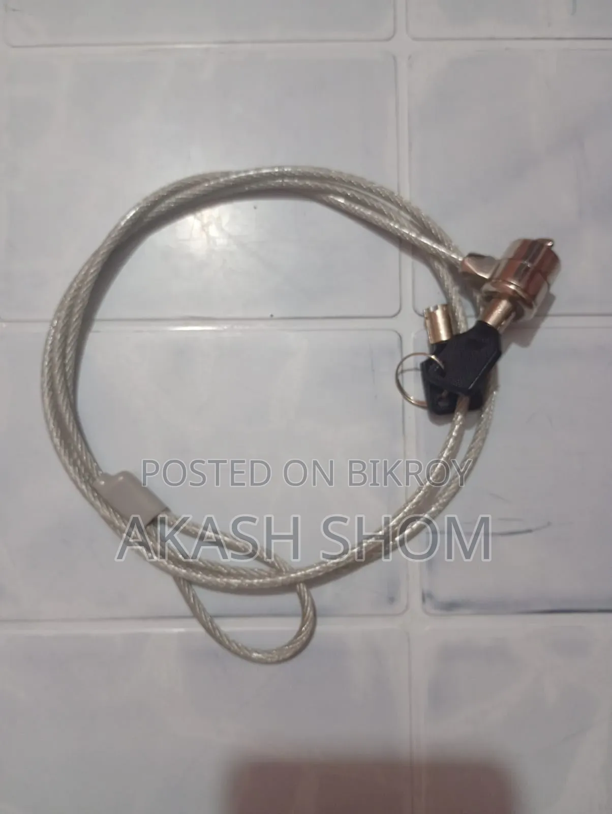 Office Notebook Laptop PC Computer Desk Key Security Lock Chain Cable